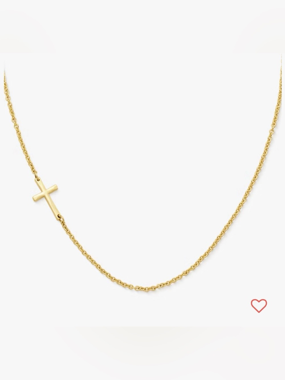 James Avery 14K Gold Horizon Cross Necklace - Adjustable 18–20” - Picture 3 of 11
